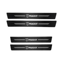 Adesivo De Proteção De Soleira De Porta Em Carbono Para Peugeot - Acessórios Automotivos Para 206, Adesivo De Proteção De Soleira De Porta Em Carbono Para Peugeot - Acessórios Automotivos Para 206,