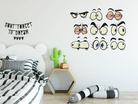 Adesivo de Recorte para Parede Olhos Adesivo de Recorte para Parede Olhos