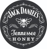 Adesivo De Recorte Tampa Tambor Jack Daniels Honey