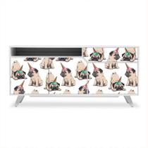 Adesivo de Revestimento Móveis - Cachorro - Pug - Pet Shop - 174rev