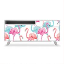 Adesivo de Revestimento Móveis - Flamingos - 723rev - Allodi