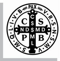 Adesivo de São Bento para Carro e Moto M