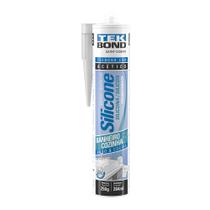 Adesivo de silicone acetico 256g transparente tekbond