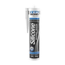 Adesivo de silicone acético preto 280g tekbond