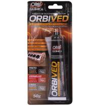 Adesivo de Silicone para Motor OrbiVed Preto 50 g - Orbi Quimica