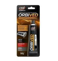 Adesivo de Silicone para Motor Preto - Orbived - Orbiquímica