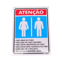 Adesivo de Sinalizacao FEMININO / MASCULINO com 2 Unidades Ref AV25 ENCARTALE