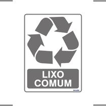 Adesivo De Sinalização Lixo Comum 15x20 Ekomunike - S-247 F9e Adesivo De Sinalização Lixo Comum 15x20 Ekomunike - S-247 F9e