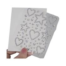 Adesivo De Tatuagem 3D Com Strass Em Forma De Estrela, Coração E Borboleta Para Maquiagem Corporal E