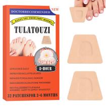 Adesivo de tratamento de fungos nas unhas dos pés, extra resistente, 32 unidades