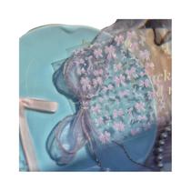 Adesivo De Unha 5D Laço De Gel Rosa Branco Autoadesivo Decorações De Gravata Borboleta Y2K