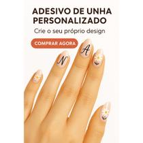 Adesivo de Unha Personalizado do Seu Jeito Com Nome Foto Tema Preferido Exclusiva Tecnlogia Full HD