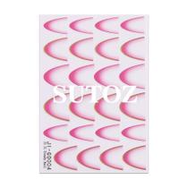Adesivo de Unhas Ji-g0 3d Gradiente Linha Francesa Azul Rosa Roxo Verde Oem Adesivo de Unhas Ji-g0 3d Gradiente Linha Francesa Azul Rosa Roxo Verde Oem