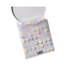 Adesivo De Unhas Kawaii 5D Com Rosto De Desenho Animado, Decalques De Unhas Engraçados Em Acrílico