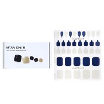 Adesivo de unhas Mavenir Blue Navy Gold Topaz Pedi