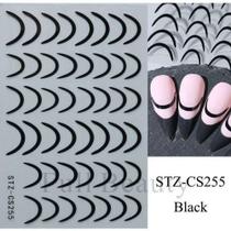 Adesivo de Unhas stz-c 3D Gradiente para Linha Francesa Azul Rosa Roxo Verde OEM Adesivo de Unhas stz-c 3D Gradiente para Linha Francesa Azul Rosa Roxo Verde OEM
