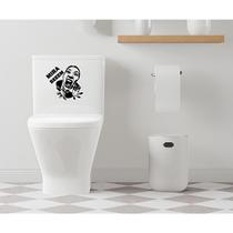 Adesivo de Vaso Sanitário Mirar Bem Mod02 Adesivo de Vaso Sanitário Mirar Bem Mod02