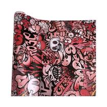 Adesivo De Vinil Graffiti Skull Cartoon Stickerbomb Para Bagagem, Computador, Skate, Bicicleta,