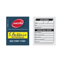 Adesivo de vinil para Troca de óleo Personalizados 4x5cm Adesivo de vinil para Troca de óleo Personalizados 4x5cm