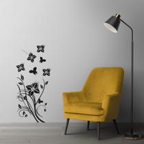 Adesivo Decal De Parede Decorativo Floral Várias Cores