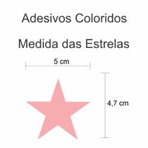 Adesivo Decoração Infantil Estrelas Estrelinhas Coloridas