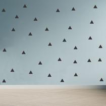 Adesivo Decoração Infantil Triângulos Pretos 180 Unidades