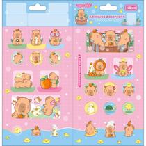 Adesivo Decorado Duplo Capyclub Capivara 395129