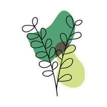 Adesivo Decorativo Abstrato Folhas Verdes para Parede Adesivo Decorativo Abstrato Folhas Verdes para Parede