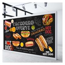 Adesivo Decorativo Cachorro Quente Lanchonete Lanche Hot Dog S295 Adesivo Decorativo Cachorro Quente Lanchonete Lanche Hot Dog S295