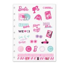 Adesivo Decorativo Caderno Inteligente Médio Barbie Rosa