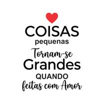 Adesivo Decorativo Coisas Pequenas Grandes Amor Adesivo Decorativo Coisas Pequenas Grandes Amor