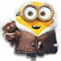 Adesivo Decorativo com Gancho Dave E Urso - Minions