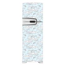 Adesivo Decorativo de Geladeira - Céu - Nuvens - Lua - Azul - 319gel Adesivo Decorativo de Geladeira - Céu - Nuvens - Lua - Azul - 319gel