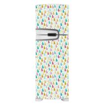 Adesivo Decorativo de Geladeira - Gotas Coloridas - 643gel