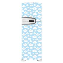 Adesivo Decorativo de Geladeira - Nuvens Baby Azul - 177gel