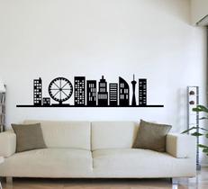 Adesivo Decorativo De Parede Cidade Prédios para Sala quarto