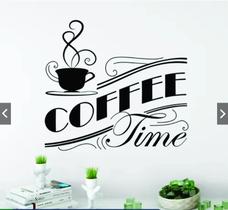 Adesivo Decorativo De Parede Cozinha Coffe Time Café Adesivo Decorativo De Parede Cozinha Coffe Time Café