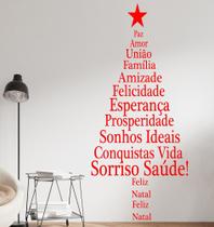 Adesivo Decorativo de Parede de Natal Palavras Felicitações Adesivo Decorativo de Parede de Natal Palavras Felicitações
