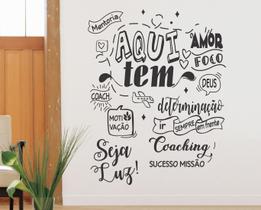 Adesivo Decorativo De Parede Frase Aqui Tem Amor Para Sala Adesivo Decorativo De Parede Frase Aqui Tem Amor Para Sala