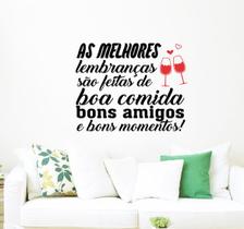 Adesivo Decorativo De Parede Frase As Melhores Lembranças