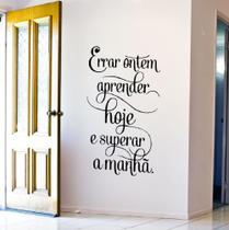 Adesivo Decorativo de Parede Frase Errar Ontem movies Sala Adesivo Decorativo de Parede Frase Errar Ontem movies Sala