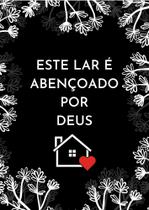 Adesivo Decorativo de Parede Frase Lar Abençoado Por Deus Adesivo Decorativo de Parede Frase Lar Abençoado Por Deus