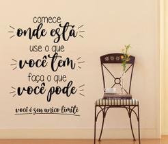 Adesivo Decorativo de Parede Frase Se Você Pode Sonhar... Adesivo Decorativo de Parede Frase Se Você Pode Sonhar...