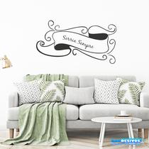 Adesivo Decorativo de Parede Frase Sorria Sempre Adesivo Decorativo de Parede Frase Sorria Sempre