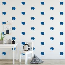 Adesivo Decorativo de Parede - Kit Com 35 Elefante - 040kaa04