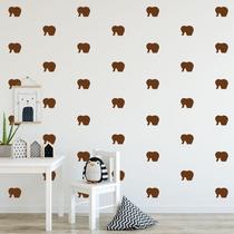 Adesivo Decorativo de Parede - Kit Com 35 Elefante - 040kaa11