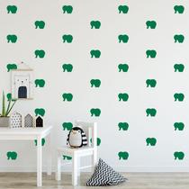 Adesivo Decorativo de Parede - Kit Com 35 Elefante - 040kaa16