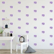 Adesivo Decorativo de Parede - Kit Com 35 Elefante - 040kaa20