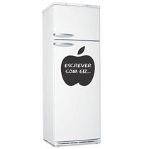 Adesivo Decorativo de Parede Lousa Maçã para escrever com Giz e para deixar recado