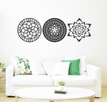 Adesivo Decorativo De Parede Mandalas Redondas Grande